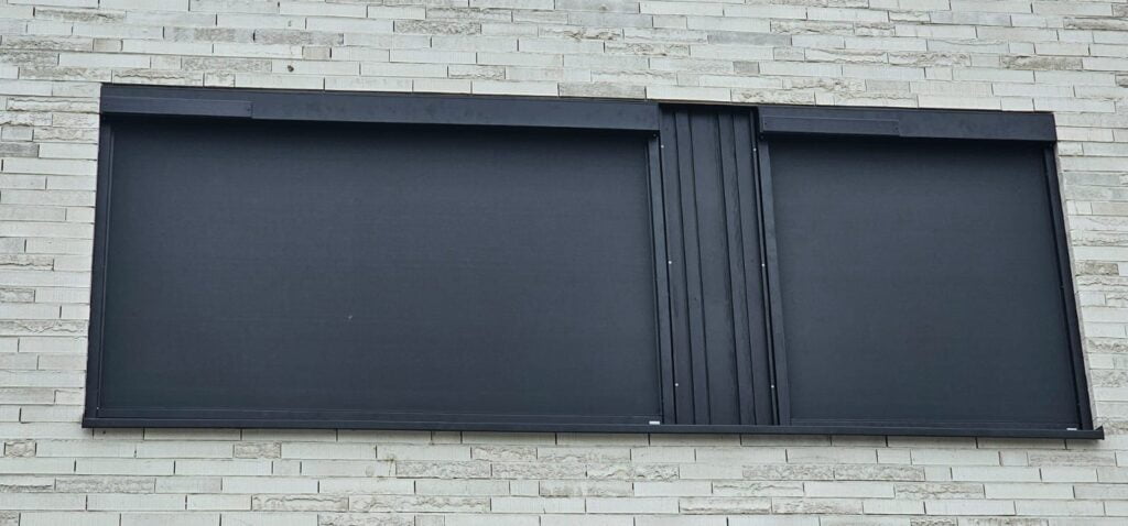 Outdoor screens op maat - Cools raamdecoratie Beveren Pareinpark